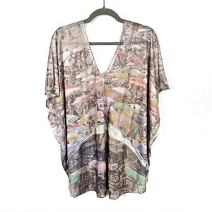 Lightweight Beach Coverup Kaftan Top